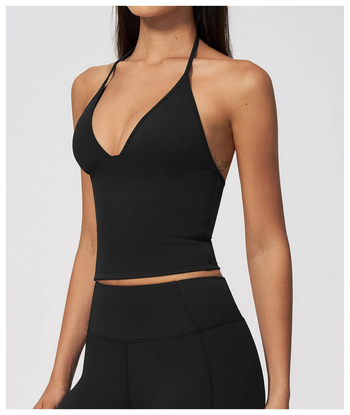 Sexy V Neck Yoga Vest Women Quick Dry Shockproof Slimming Sports Tank Top Cloud Feeling Sanded Workout Fitness Running Vest