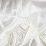 Elegant Female Casual Satin Mini Skirt Women Korean Fashion High Waist A-line Vintage White Balloon Skirt Sweet Women NTJ8