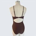 S - XXL Cut Out Wrinkled Monokini Women Swimwear One Piece Swimsuit Female High Cut Leg Padded Bather Bathing Suit Swim V7502