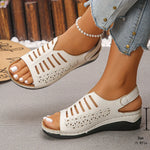 Fashion Designer Women's Wedges Sandals New Woman Breathable Sandals Fashion Comfort Handiness Summer Casual Female Sandals