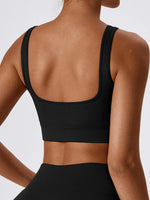 Seamless Knitted Sports Fitness Yoga Bra and Underwear