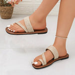 Women's Flat-Bottomed Comfortable Casual Slip-On Classic 2026 New Summer Fashion Slippers