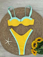 2026 New Black Bikini White One Piece Swimsuit Sexy Solid Swimwear Women Bathing Suit Beach Backless Monokini Swimsuit Female