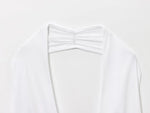 Bowknot White Backless Beach Summer Women's Dress Deep V Neck Cotton Short Vestidos Sexy Sleeveless Halter New in Dress 2025