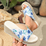 Women's Thick-soled Wedge Heels, Fashion Open-toe Non-Slip High Heels, Outdoor Sandals