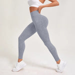 Retro Stone Wash Sportswear Woman Gym Yoga Pants Distressed Seamless High WaistWomen Sports Leggings Tummy Control Squat-Proof