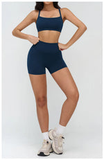 Yoga Clothes Set 2PCS Gym Crop Top Women Outfits Sports Bra High Waist Legging Fitness Suit Running Workout Tracksuit Sportswear