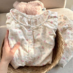 Women's Pajama 2 Piece Set Spring/Autumn Long Sleeve Sleepwear Cartoon Print Women's Pajamas Soft Homewear 100% Cotton 2026