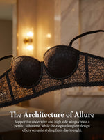 Women Black Lace Bra Half Cup Sexy Floral Embroidery Eyelash Trim Sensual Underwear Push Up Balconette Lingerie A3115