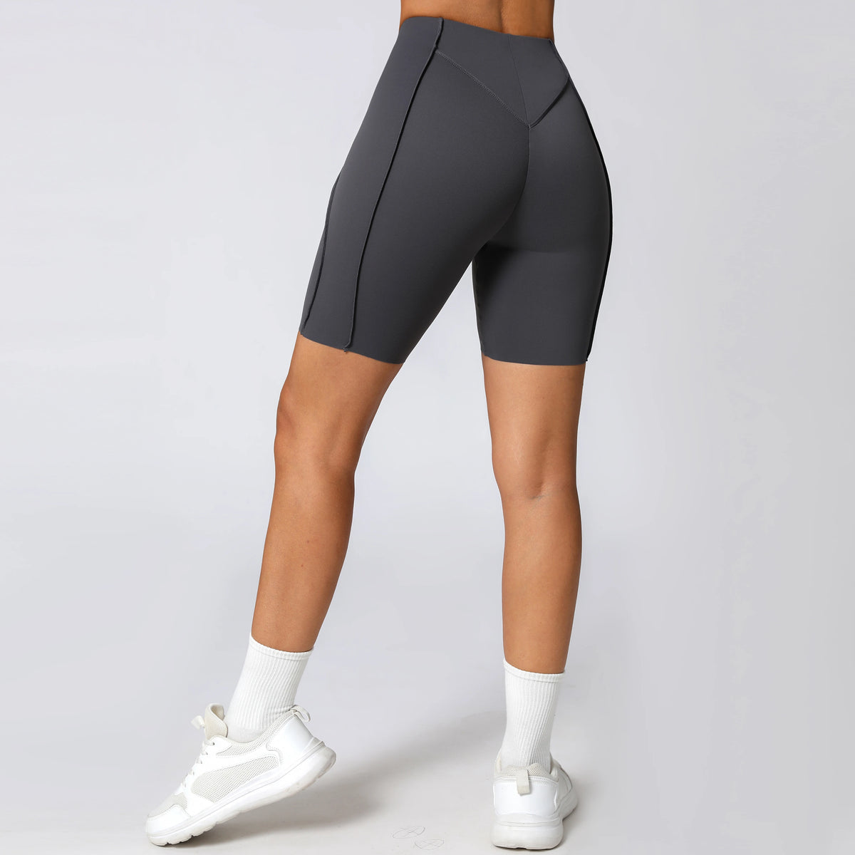 Yoga Shorts Women Fitness Shorts V-shaped Waist Running Cycling Shorts Breathable Sports Leggings Workout Gym Shorts