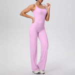 Yoga Set 2PCS Women Tracksuit Nude Feeling Workout Sets Gym Clothes Push Up Fitness Running Sportswear Sport Vest Leggings Suit