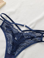 3 Pcs Lace Thong Fashionable Multi-color Thong Sexy Lingerie Lightweight and Easyto Clean Women's Underwear C937