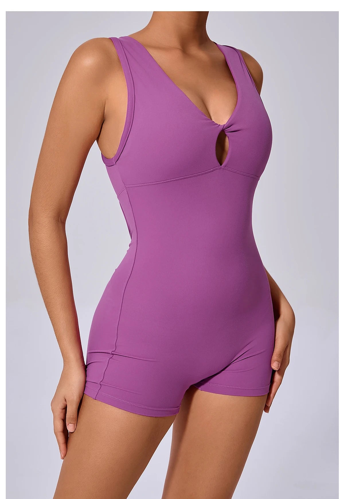 Padded Jumpsuit Sport Women Yoga Bodysuit Fitness Wear Gym Sportswear High Elastic Workout Running Clothes