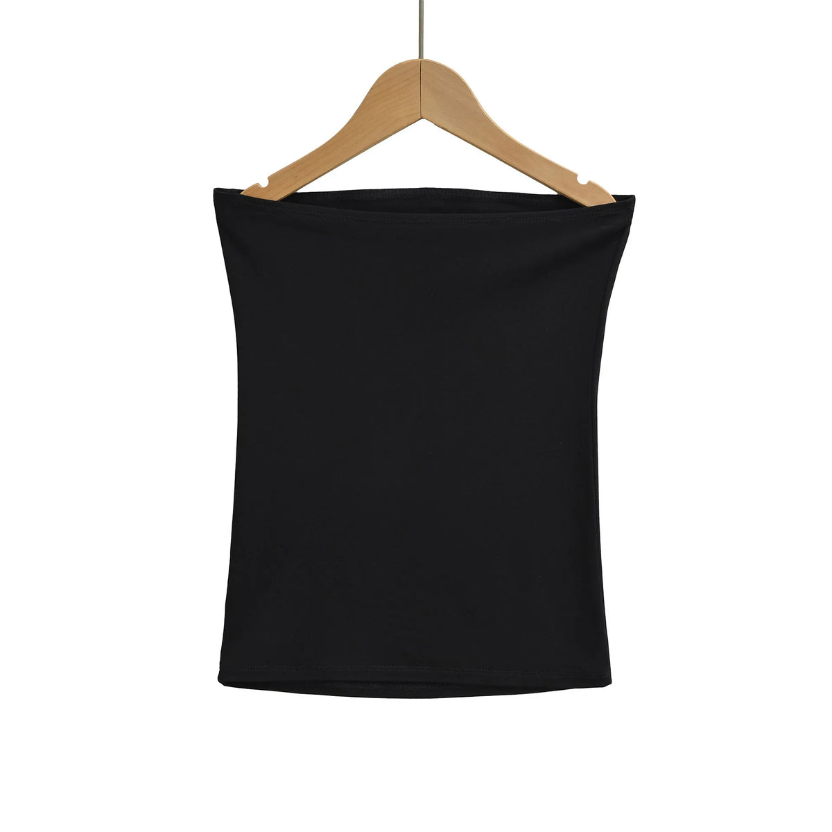 Spring Style Black And White Top Hot Girl Flat Top Tube Top Sexy Off-Shoulder Strap With Chest Pad Beautiful Back Camisole BPVE