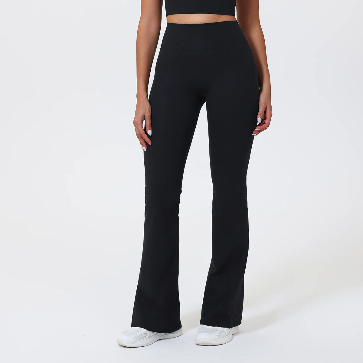 Hearuisavy Summer Woman Workout Flared Pants Leggings Pilates Fitness Trousers High Waist Butt Lifting Yoga Bell-Bottom Pants