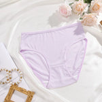 4Pcs/Set Women Lace Mesh Briefs Sexy Comfortable Stretchy Semi Sheer French-Cut Panties Women's Underwear Breathable Lingerie