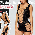 Local ShippingSexy Fishnet Bodysuit Lingerie Set Outfits Erotic Mesh SheerLingerie For Women Naughty