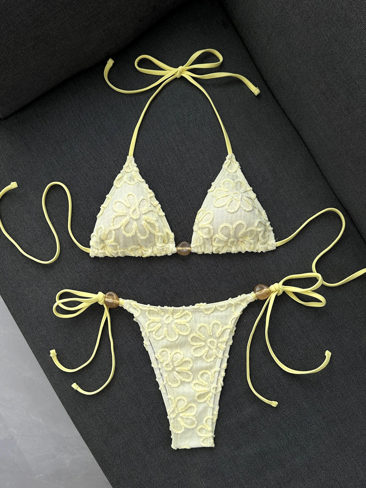 DEKA Pink Lace Micro Bikini 2026 Women Brazilian Push Up Bra Tie Side Thong Swimsuit Beach Holiday Bathing Suit 2 Piece Swimwear