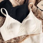 French Sweet Cute Print of flowers Underwear Women Sexy Ultra Thin Seamless Bra Summer Ice Silk Comfort Lingerie Wire Free Bras