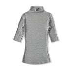 New Pure Desire Style High Neck Slim Fit Base Solid Color Casual T-Shirt Charming For Woman Elegant Fashion Soft T-Shirt M8IL