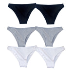 6Pcs/Set Women's Panties Cotton Briefs Underwear Female Underpants Low Rise Underwear Sexy Lingerie Soft High Cut Pantie