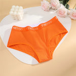 Women's Cotton Briefs Letter Belt Underwear Women Panties Sexy Breathable Briefs Female Stretch Ladies Soft Comfortable Lingerie