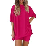 Plus Size 3XL Sleepwear Summer New Fashion Casual Loose Women Pajama Set Pijamas Feminino Women Pajamas Set Pijamas De Mujer