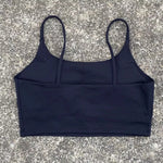Solid Color Soft Sports Bra Soft Yoga Top Women's Tight Athletic Spaghetti Strap Butter Gym Underwear Comprehensive Training Jog