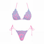3Pc Lace Bikini With Cover Up 2026 New Swimwear Women Swimsuit Sexy Bikinis Female Swim Suit Beachwear Bathingsuit Micro biquini