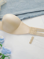 Summer Strapless black lingerie sexy solid color strapless invisible women's lingerieseamless women's underwear 6834