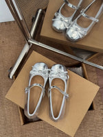 Butterfly-knot Women Ballet Mary Jane Shoes Fashion Mix Colors Internal Elevation Shoes Ladies Spring Autumn Concise Footwear