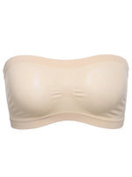 Women’s Strapless Seamless Tube Top Bra Anti-Slip Wireless Bandeau for Summer Outfit