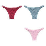 3PCS/Set Women Lace Panties Sexy Brazilian Panties Female Underpant Low Waist Panty Girls Underwear Fashion Intimates
