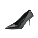 Pumps shoes Women Fashion Office Basic High Heels Work Lady Shoes Black Pink Green Thin Heels Brand Point Toe998