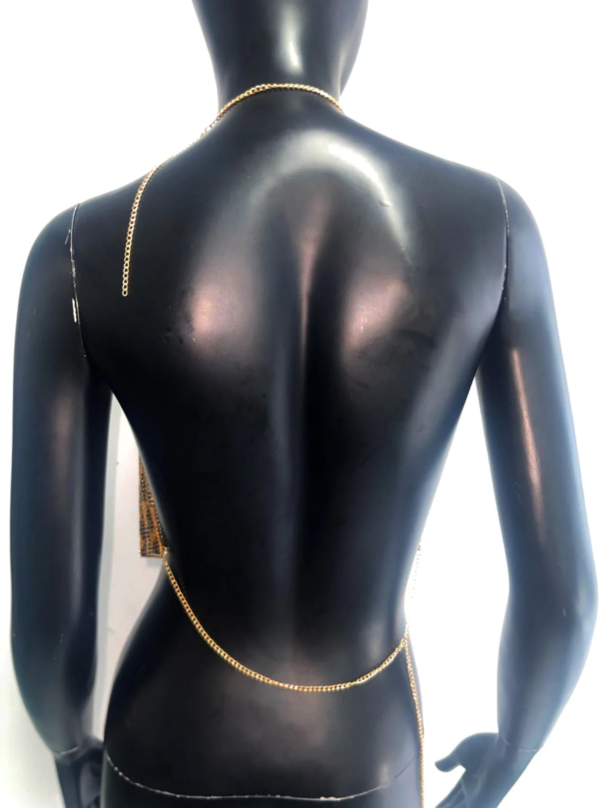 DEKA Bling Bikini Tops Deep V Neck Vest Backless Sequins Women Crop Top Night Club Diamonds Metal Tank Adjustable Halter Shiny