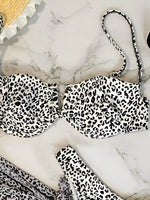 3 Pieces Leopard Push Up Bikini 2026 Women & Skirt V-Wire Swimsuit Sexy Swimwear Female Bathers Bathing Swimming Swim Suit
