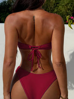 Shiny Sequins Mesh Bandeau Bikini Female Swimsuit Women Swimwear Two-pieces Bikini Set Brazilian Bathing Suit Swim Beach Wear