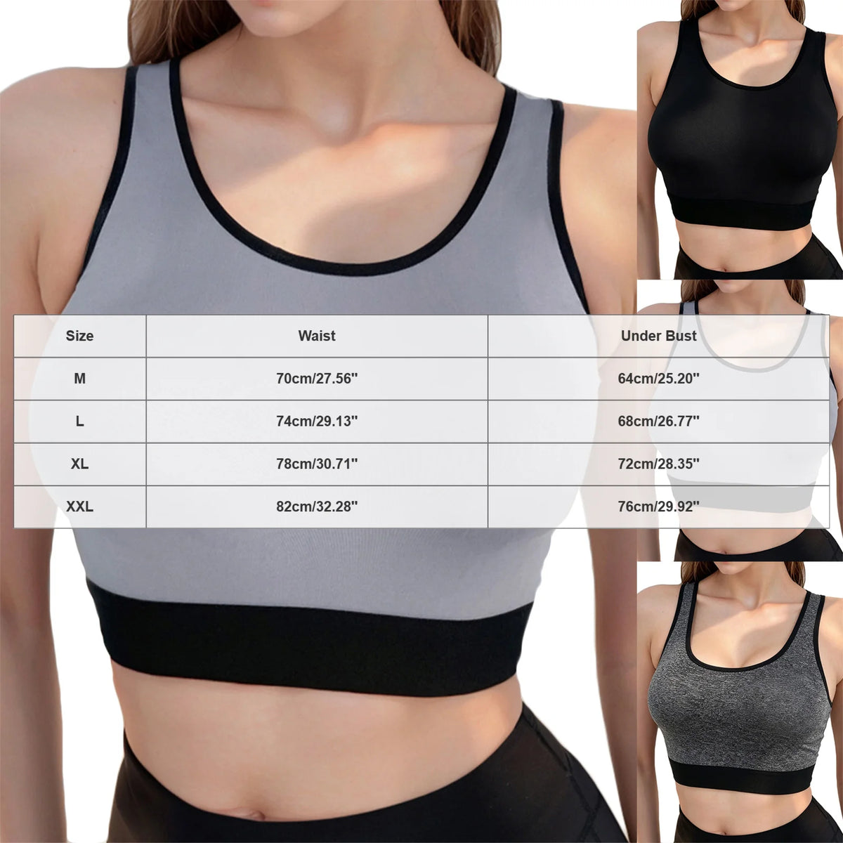 Seamless Women Yoga Bra Racerback Sports Crop Tops Breathable Gym Tank Top No Pads Quick Drying Fitness Running Workout Tops