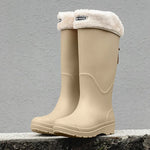 Women's Rain Boots Anti Slip Thick Soles Outdoor Long Tube Rain Boots Waterproof Fashion Wear-resistant Kitchen Women's Boots