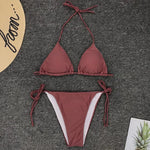 Sexy Neon Extreme Mini Micro String Bikini 2025 Women Swimsuit Female Swimwear Two-Piece Bikini Set Bathing Suit Swim Beach Wear