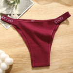 Sexy Women Cotton Brazilian panties Breathable Low Waist Female Underwear Soft Solid Color Intimates High Elastic Lingerie
