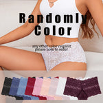 4Pcs Lace Sexy Lingerie Female Low-Waist Breathable Lingerie Hollow Out Comfortable Underpants Transparent Sexy Intimates S-XXL