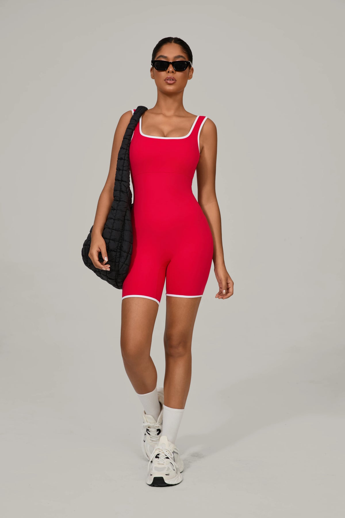 Women's Sports Jumpsuit Yoga Fitness Combination Lift Buttocks Bare Back High Elasticity Gym Sexy Sports Jumpsuit Gym Romper