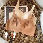 Wing Pattern Seamless Push Up Bra Women's Non-wire Bra U-Back Invisible Brasiere Sexy Lingerie Comfort Underwear Intimates M-XXL