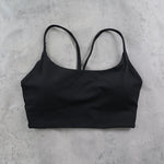 DIAS FIT JOY Women's Sports Bra with Removable Pads for Yoga Golf Cycling – High Support Workout Vest for Running & Fitness