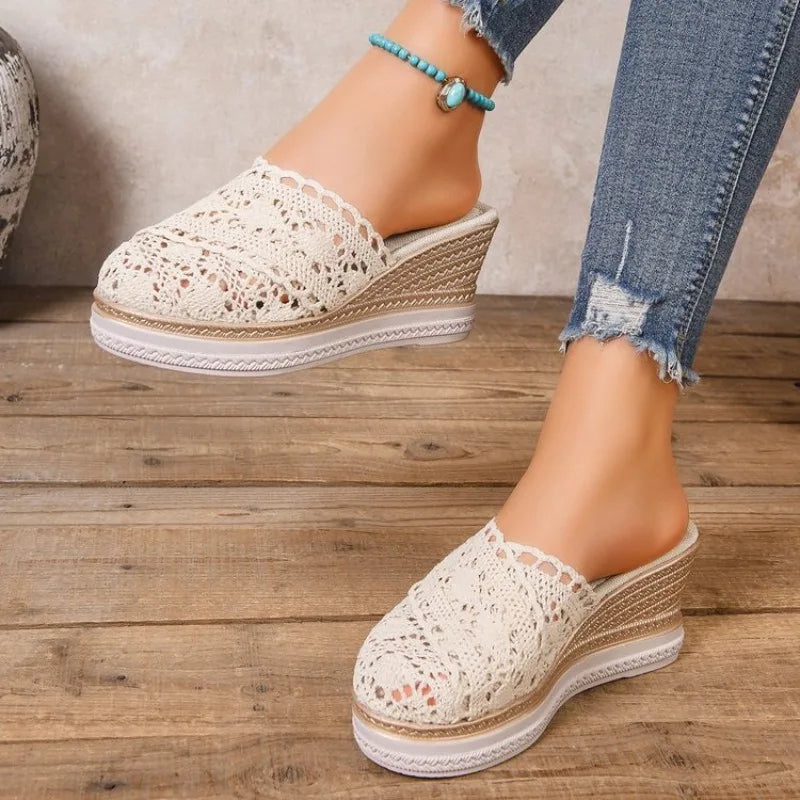 WomanSummer Fashion Wedge Female Large SizeNew Comfortable Sandals for Women