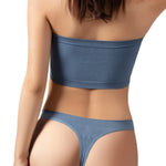 3Pcs/Set Women Brazilian Panties Low-Rise Thong Comfort T-back Underwear Sexy Lingerie High-Stretch Ｇ-string Multi Color M-XL