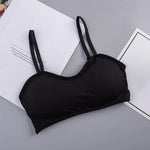 Push Up Padded Workout Bra Ribbed Sports Bra for Women Seamless Wireless Bralette V Neck Cami Crop Tops for Running Yoga