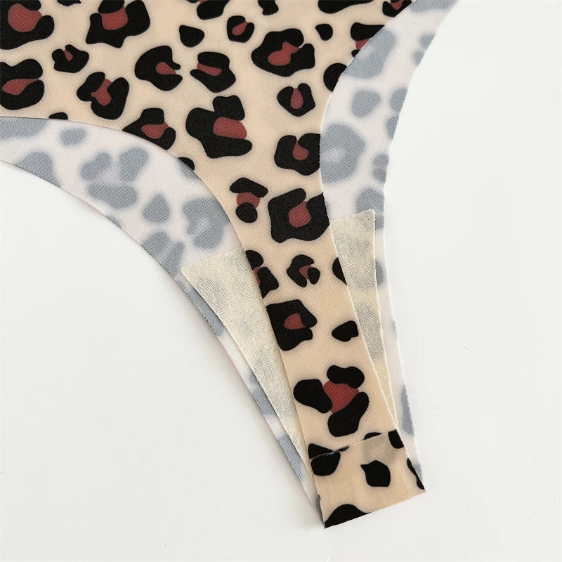 3Pcs Women G-string Seamless Sweet Fruit Thongs Low-waist Panties Ladies Soft Cute Thongs Female S-XL T-Back Panties Underwear