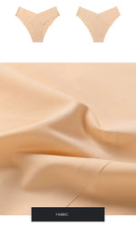Ice Silk Ruffles Sexy Girls Briefs Seamless Women Panties Underwear T Back G String Yoga Fitness Thong Underpants Plus Size S-XL